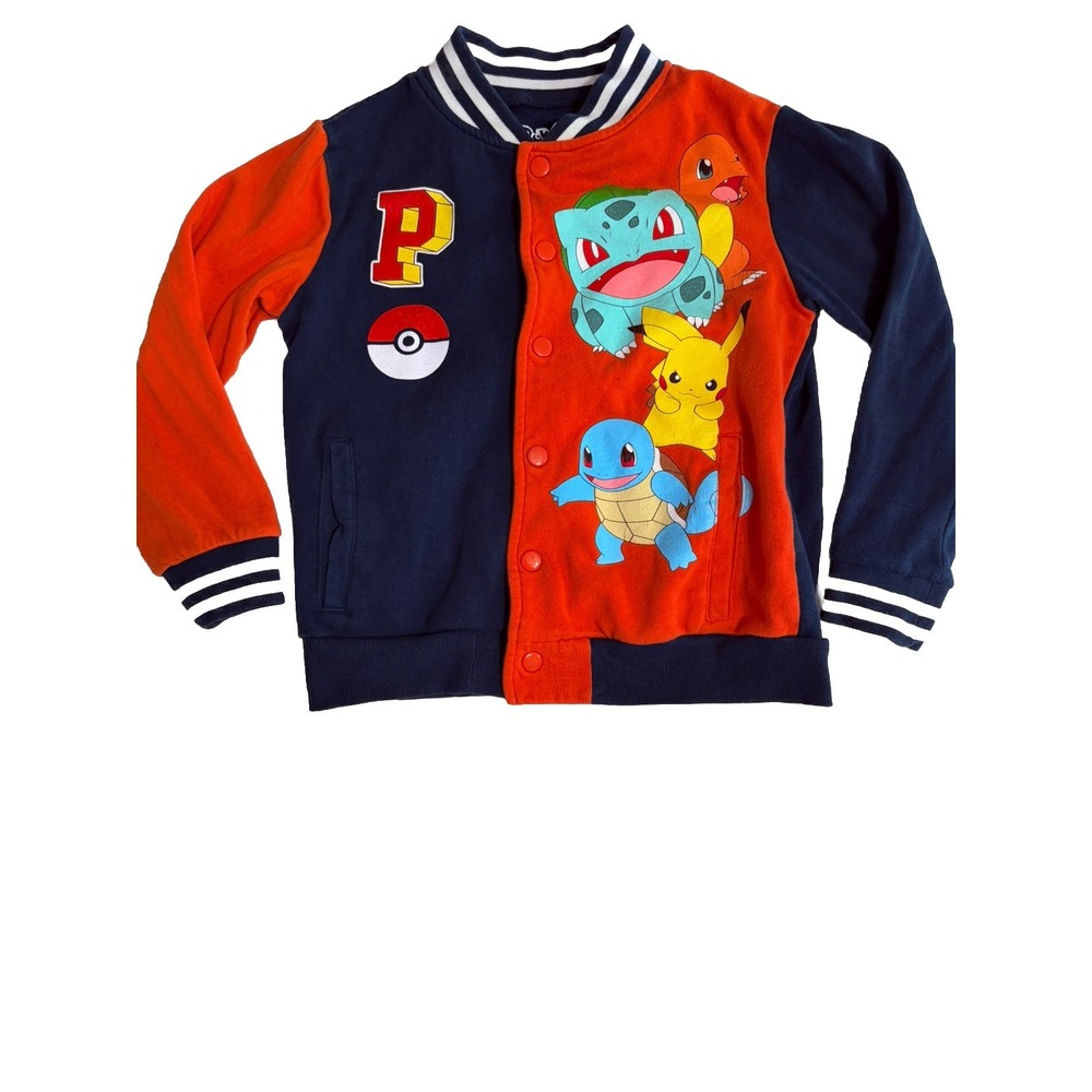 Pokémon Varsity Jacket Character Graphics Boys Size S